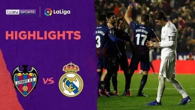 Beriita Video Highlights La Liga, Real Madrid Ditaklukkan Levante 0-1