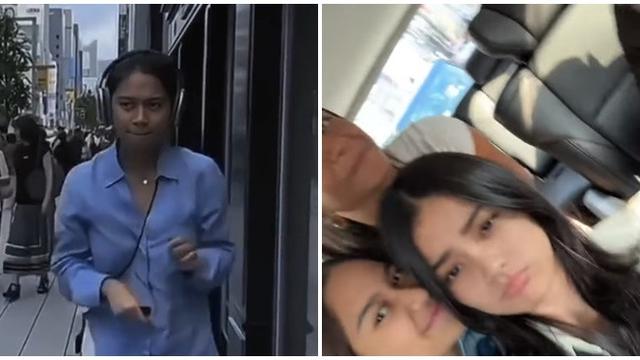 6 Potret Arhan dan Azizah Jalan-Jalan Bareng Keluarga di Jepang Sebelum Nikah