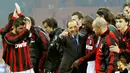 <p>Sosok yang sangat akrab dalam sejarah sepak bola Italia dalam kurun waktu 30 tahun terakhir, Silvio Berlusconi menghembuskan nafas terakhir pada hari Senin (12/06/2023). Berlusconi wafat di Rumah Sakit San Raffaele pada usia 86 tahun. (AFP/Giuseppe Cacace)</p>