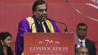 Orang terkaya kesembilan di dunia asal India, Mukesh Ambani. (AFP/Sam Panthaky)