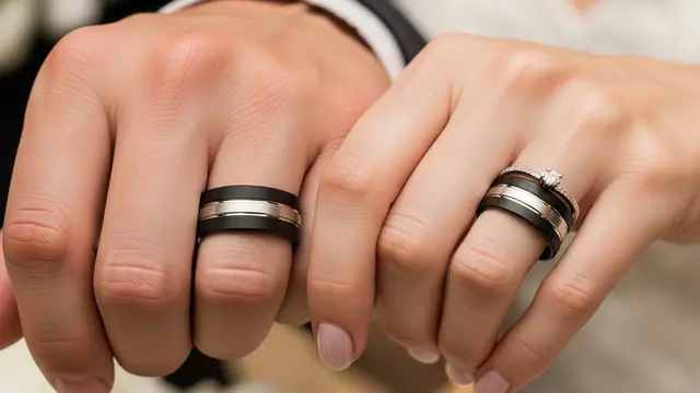 Trend Model Cincin Nikah Hitam 2025