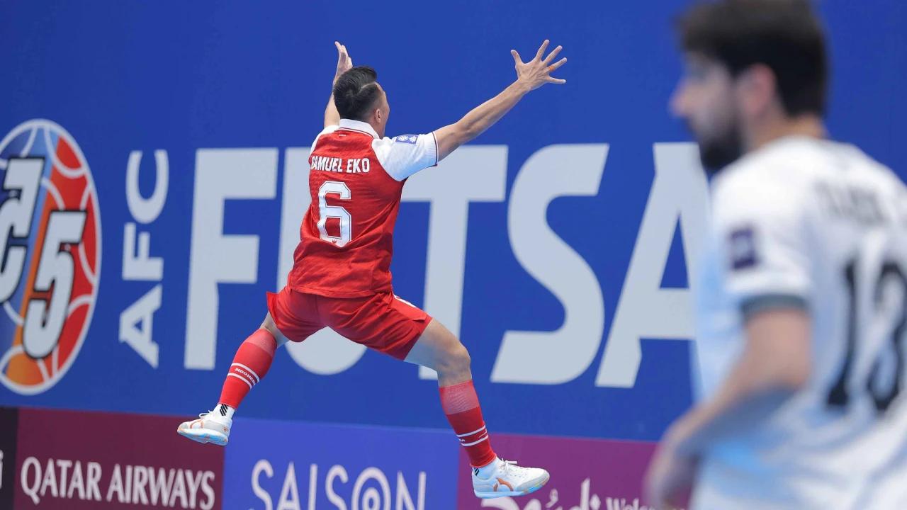FOTO: Timnas Futsal Indonesia Juara Grup A Piala Asia Futsal 2026