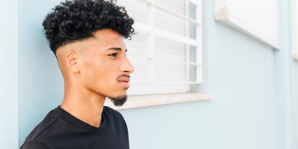 Ilustrasi Model Rambut Pria Fade Low