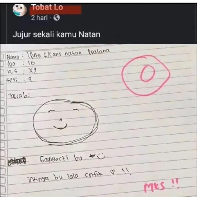 6 Jawaban Murid Pakai Emotikon Ini Kocak, Bikin Guru Tak Habis Pikir