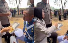 Kedua Orangtua Bintara Polisi Anaknya Taruna Akmil, Momen Sang Ibu Suapi Calon Jenderal TNI Sambil Beri Nasihat Mendalam