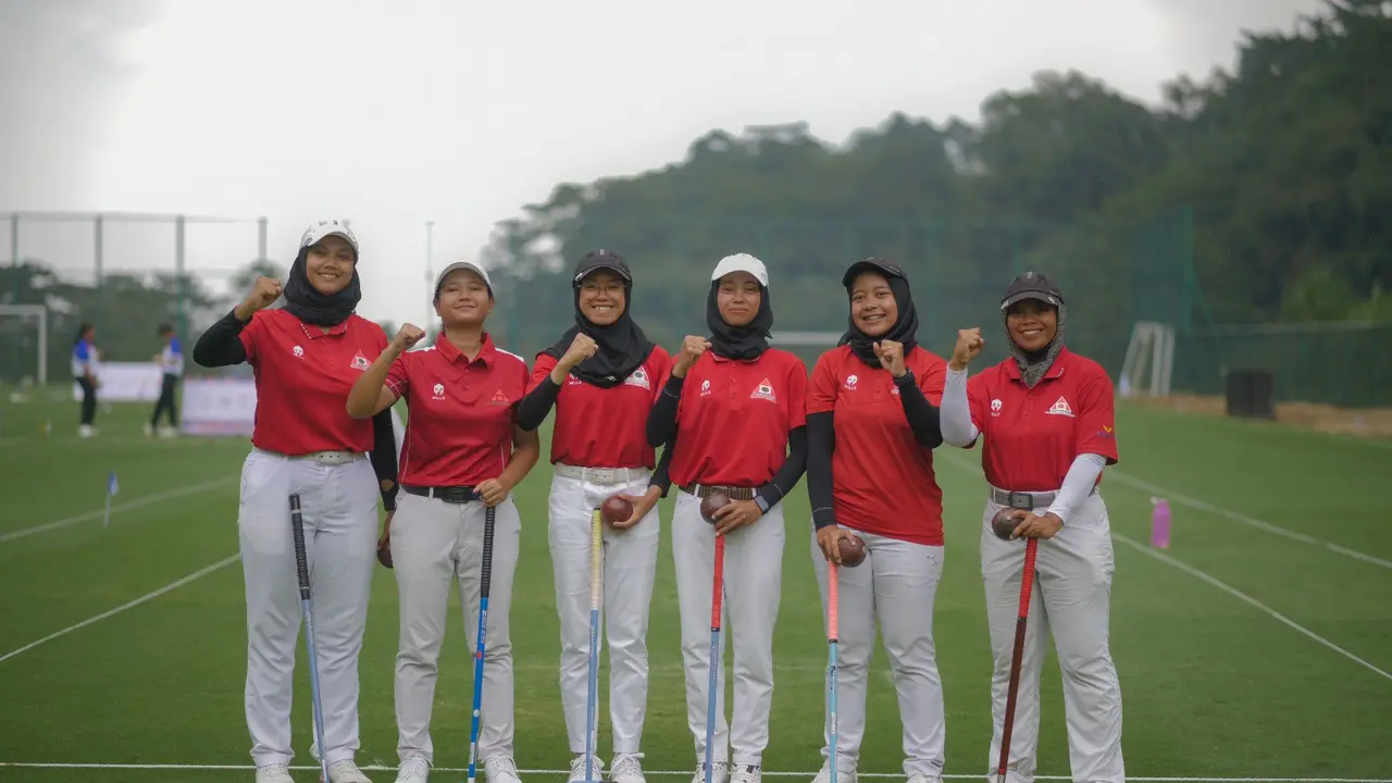 Atlet woodball Indonesia