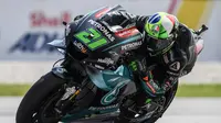 Pembalap Petronas Sepang Yamaha Racing Team, Franco Morbidelli memimpin FP3 di MotoGP Malaysia (AFP)