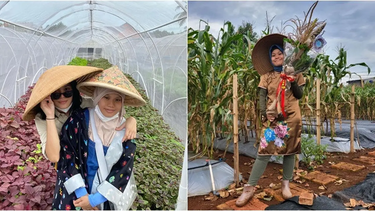 6 Potret Kakak Sheryl Sheinafia, Penyandang Disabilitas yang Jadi Petani Sukses