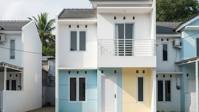 Rumah 4x6 dengan Warna Terang