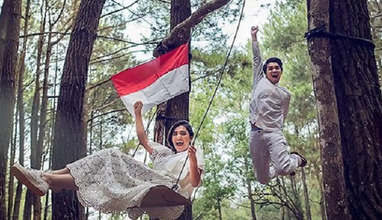 Kebahagiaan sangat terpancar dari raut wajah Mario Irwinsyah dan Ratu Anandita menjelang pernikahannya. (Via Instagram/@anandita_dita)