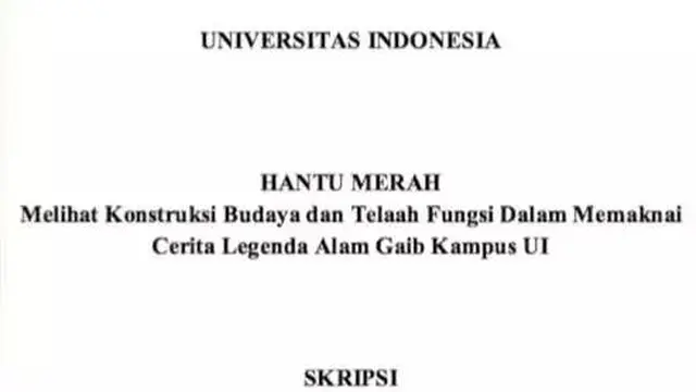 10 Judul Skripsi Unik Ini Bikin Penasaran, Temanya di Luar Nalar