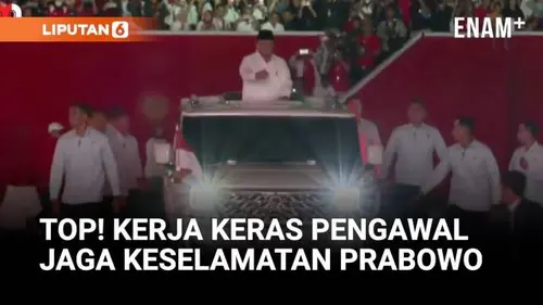  Aksi Pengawal Presiden Jaga Keselamatan Prabowo