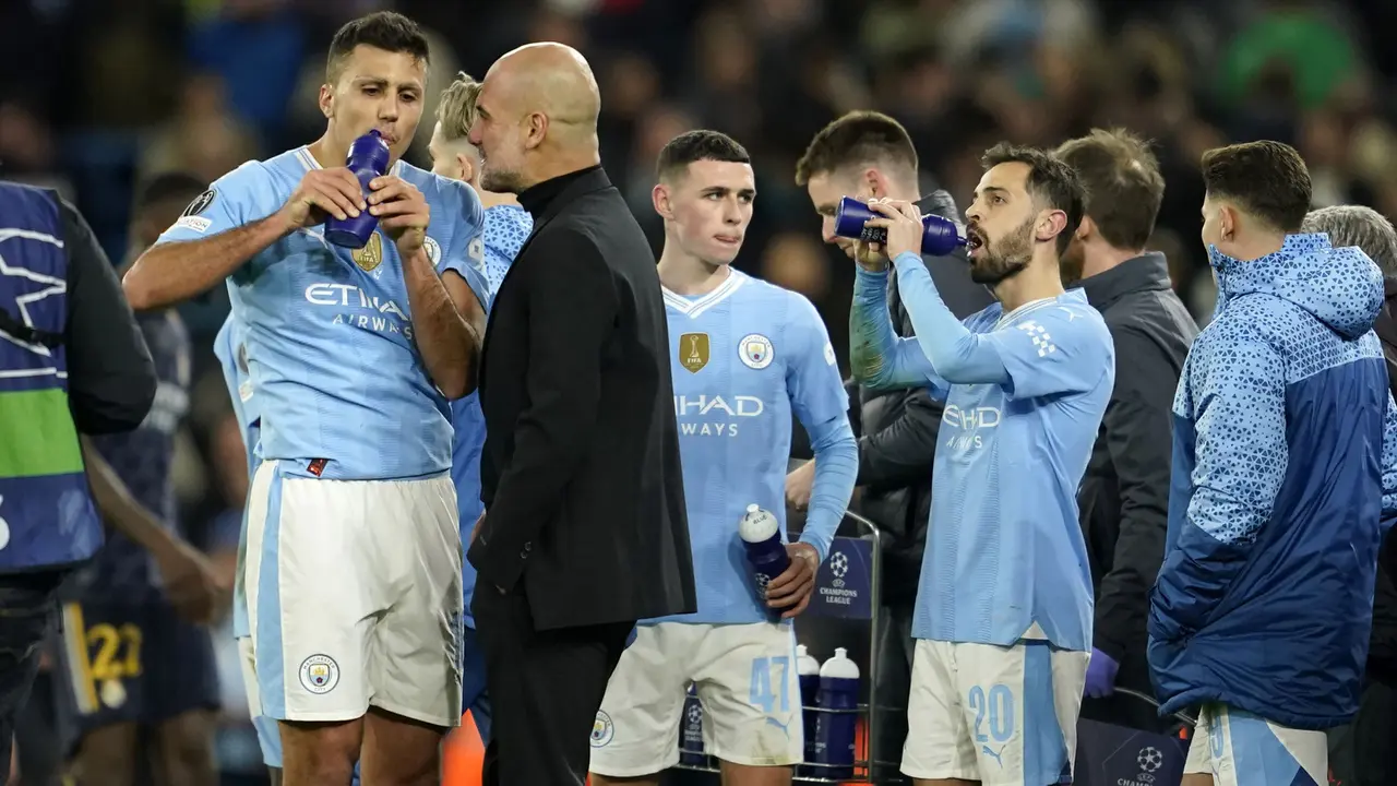 Pep Guardiola - Manchester City vs Real Madrid: Leg Kedua Perempatfinal Liga Champions 2023/2024