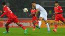 <p>Pemain Uzbekistan U-20, Ortikboev Diyorbek melepaskan tendangan saat menghadapi Timnas Indonesia U-20 pada laga matchday ketiga Grup A Piala Asia U-20 2023 di Istiqlol Stadium, Fergana, Uzbekistan, Selasa (7/3/2023) malam WIB. (AFC/Tolibjon Kosimov Tokhririvich)</p>