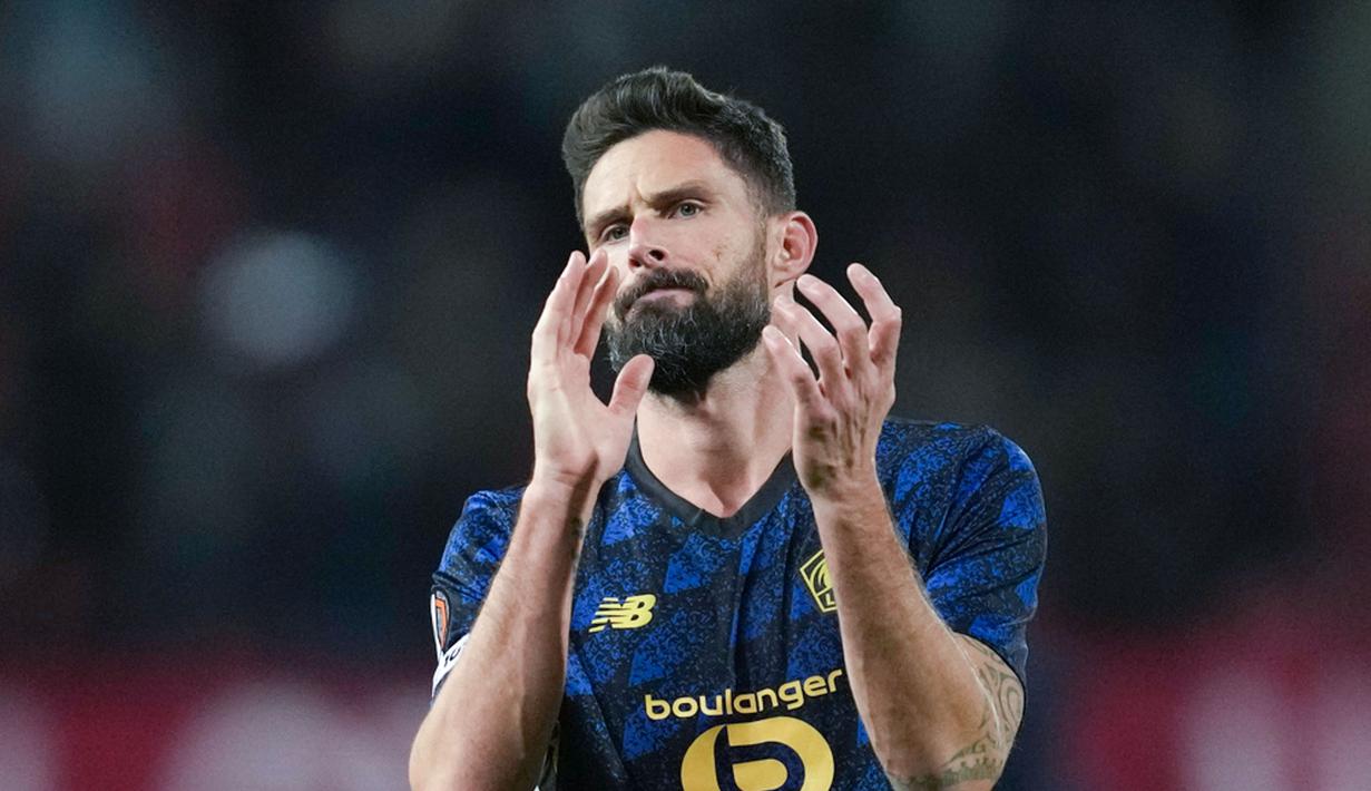 Meski kalah, Lille masih ada di zona playoff knockout Liga Europa musim ini. Lille ada di urutan 19 dengan catatan dua kali menang dan dua kali kalah. (AP Photo/Darko Vojinovic)