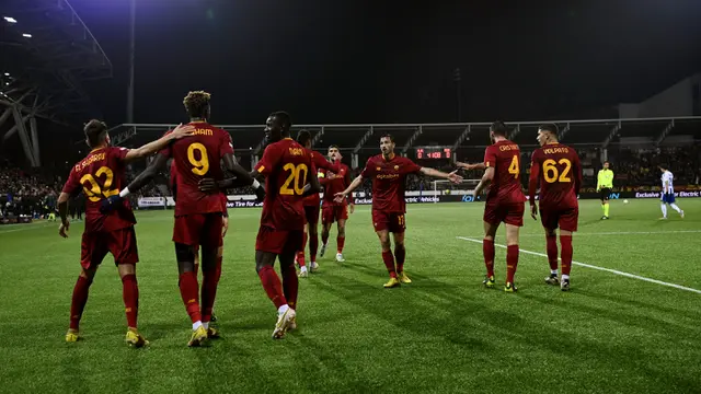 Hasil Liga Europa: AS Roma Menang Tipis di Kandang HJK Helsinki