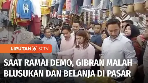 VIDEO: Ramai Demo Tolak RUU Pilkada, Gibran Ditemani Istri dan Raffi Ahmad Blusukan di Bandung