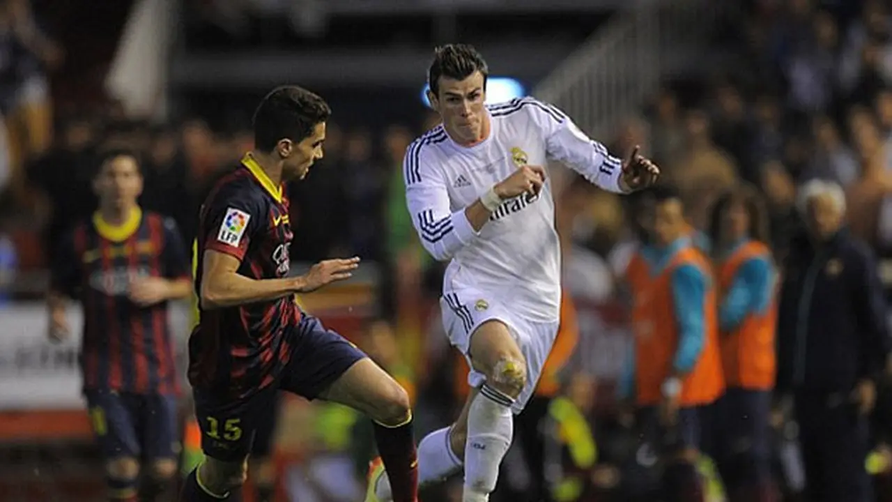 Berapa Kecepatan Lari "Gareth Bolt" Saat Jebol Gawang Barcelona?