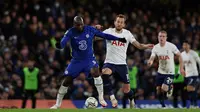 Chelsea meraih kemenangan 2-0 atas Tottenham Hotspur pada laga leg pertama semifinal Carabao Cup musim ini di Stamford Bridge, Kamis (6/1/2022) dini hari WIB. (AFP/Adrian Dennis)