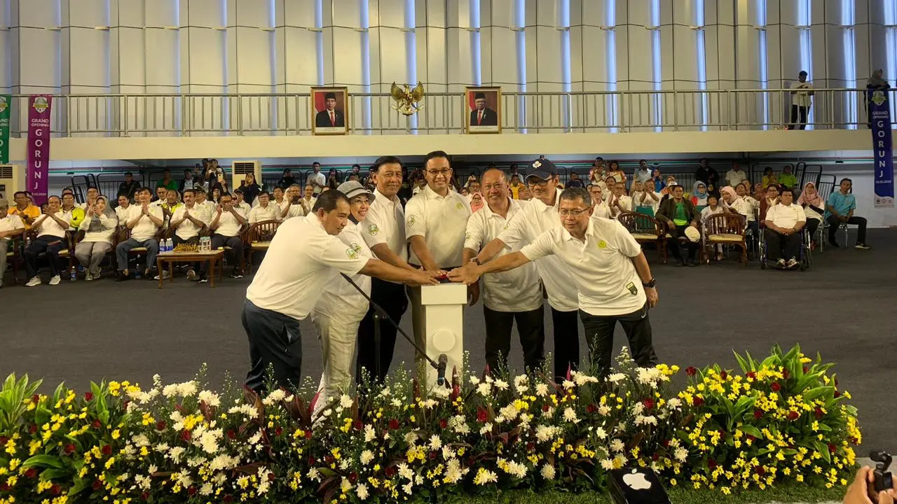 Anies Baswedan, GOR UNJ