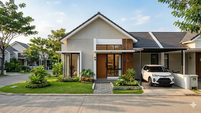 Model Rumah 1 Lantai Tipe 50