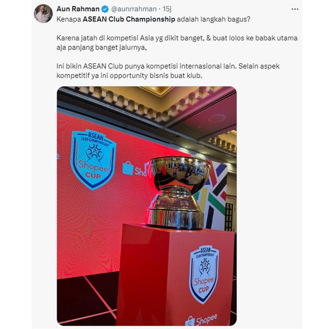 Kolaborasi Bersama Shopee, AFF Gelar Shopee Cup ASEAN Club Championship yang Jadi Turnamen Antar Klub Pertama di Asia Tenggara