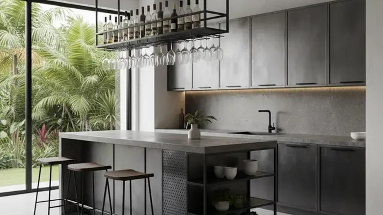 7 Model Dapur Bartender Minimalis, Desain Stylish yang Praktis untuk Rumah Modern 2025