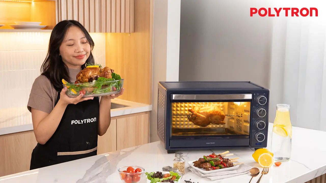 Rayakan Momen Spesial Akhir Tahun dengan Hidangan Istimewa, POLYTRON Perkenalkan Kitchenmate Oven Listrik Terbaru! (Foto dok: POLYTRON)