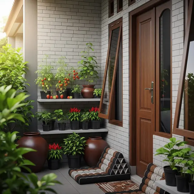 9 Inspirasi Edible Garden Buah Mini di Teras Sempit, Lahan Terbatas Jadi Kebun