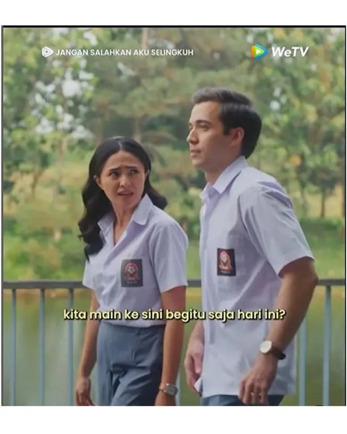 6 Potret Marshanda dan Stefan William Pakai Seragam SMA di Series Baru, Masih Cocok