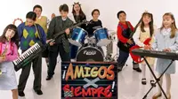 Amigos merupakan telenovela yang tayang di SCTV setiap hari pukul 16.00 WIB ini selalu menjadi tayangan yang dinanti anak-anak.
