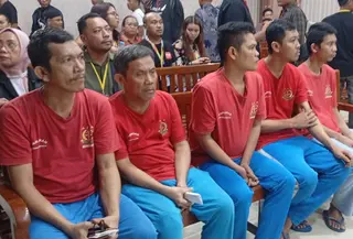 Sidang kasus sabu 2 ton (Foto: Ajang Nurdin/Liputan6.com)