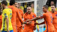 Jalannya laga kualifikasi Piala Dunia 2018 zona Eropa antara Swedia vs Belanda (Foto: Reuters)