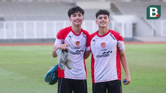 Foto: Kompaknya Baker Bersaudara Saat Sesi Latihan Timnas Indonesia U-20