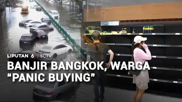 Banjir Bangkok, Warga "Panic Buying"