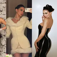 Intip gaun vintage yang dikenakan Kim Kardashian, Kendall Jenner, dan Kylie Jenner di perayaan malam Natal keluarga (@kimkardashian @kendalljenner @kyliejenner)
