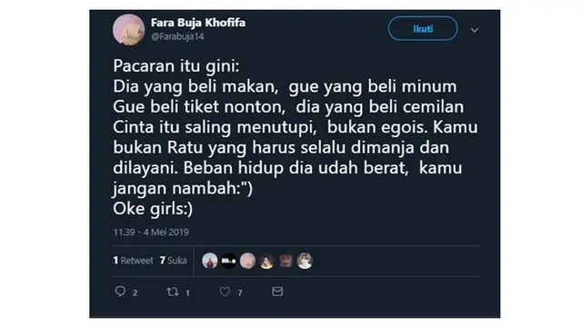 Gaya Pacaran yang Benar Ala Netizen Ini Bikin Senyum-senyum Kecut