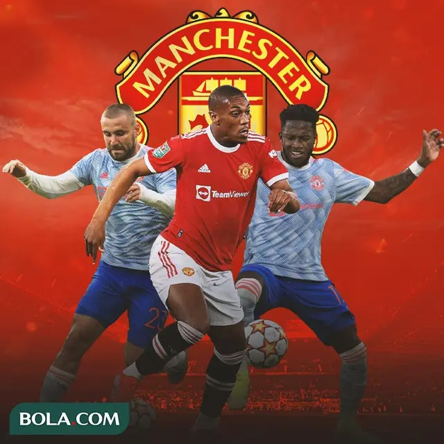 Manchester United - Luke Shaw, Anthony Martial, Fred