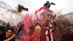 Menjalani pertandingan di Mapei Stadium, Minggu (22/5/2022) malam WIB, Milan kalah dominan ketimbang Sassuolo. I Rossoneri menorehkan 47 persen penguasaan bola, berbanding 53 persen milik Sassuolo. (Alessandro Bremec/LaPresse via AP)