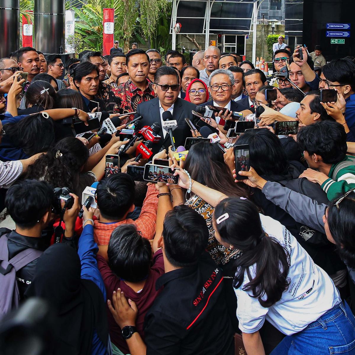 Hasto Kristiyanto diperiksa KPK