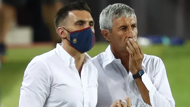 Quique Setien - Barcelona - Liga Champions