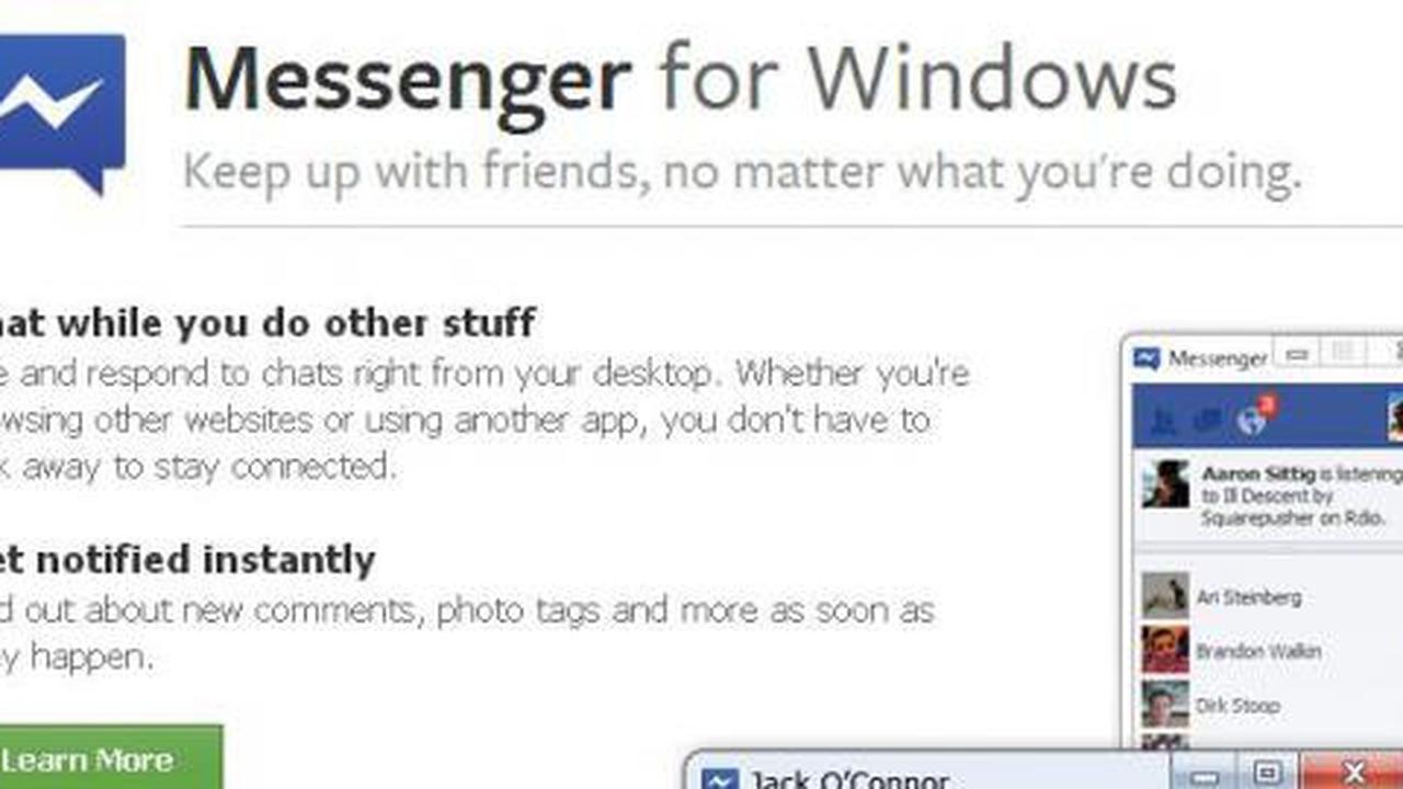 Facebook rilis jendela chatting baru bernama Messenger app