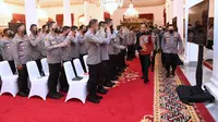 Presiden Joko Widodo bersama Kapolri Jenderal Listyo Sigit Prabowo tiba di Istana Merdeka, Jakarta, Jumat (14/10/2022). Presiden Joko Widodo (Jokowi) mengumpulkan jajaran Kepolisian Negara Republik Indonesia (Polri) di Istana Negara, kompleks Istana Kepresidenan, Jakarta, Jumat (14/10/2022). (Foto: Lukas - Biro Pers Sekretariat Presiden)