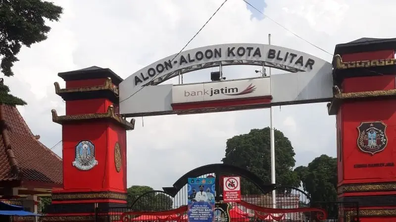 Alun alun kota Blitar. (Istimewa)