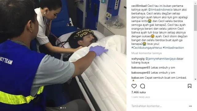 Manisnya anak Limbad, Cecillia Gina (Foto: Instagram)