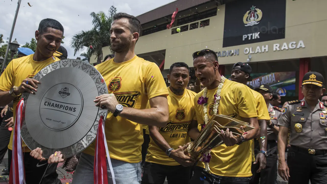 Perayaan Juara Bhayangkara FC
