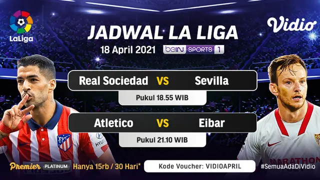 Jadwal Liga Spanyol di Vidio