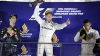 Nico Rosberg Juara GP Singapura  (AP Photo/Wong Maye-E)