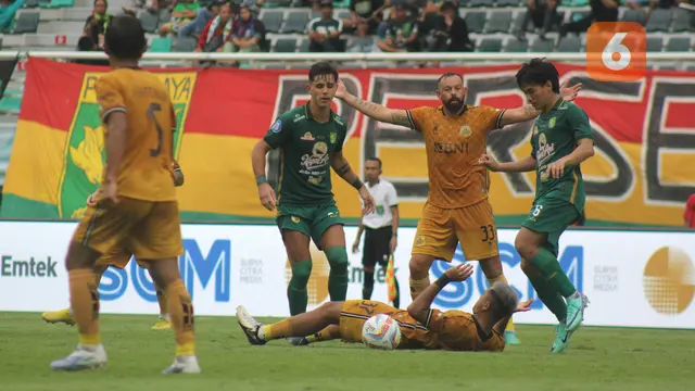 FOTO Persebaya Vs Bhayangkara FC