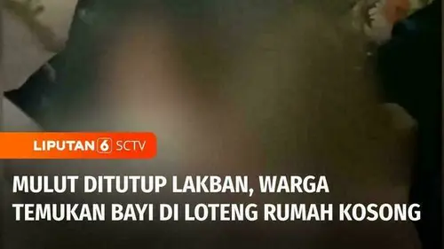 VIDEO: Warga Wonocolo Temukan Bayi Terbungkus Tas dan Mulut Ditutup Lakban